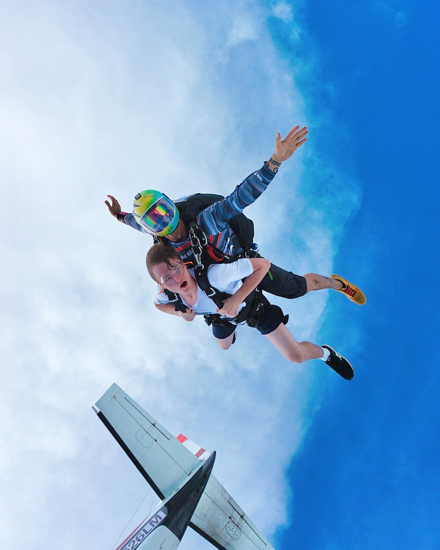 How fast do you fall on a freefall tandem skydive? - Skydive Sussex